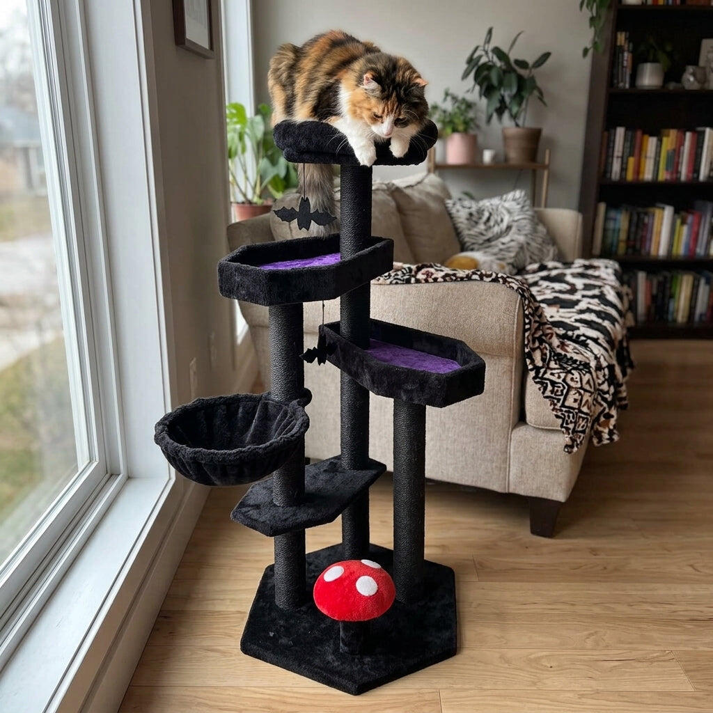 Upgraded Gothic Style Cat Tree