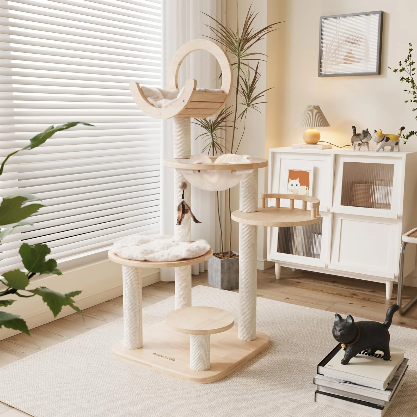Transformable Cat Tree for Large Cats with 3 Combination Ways