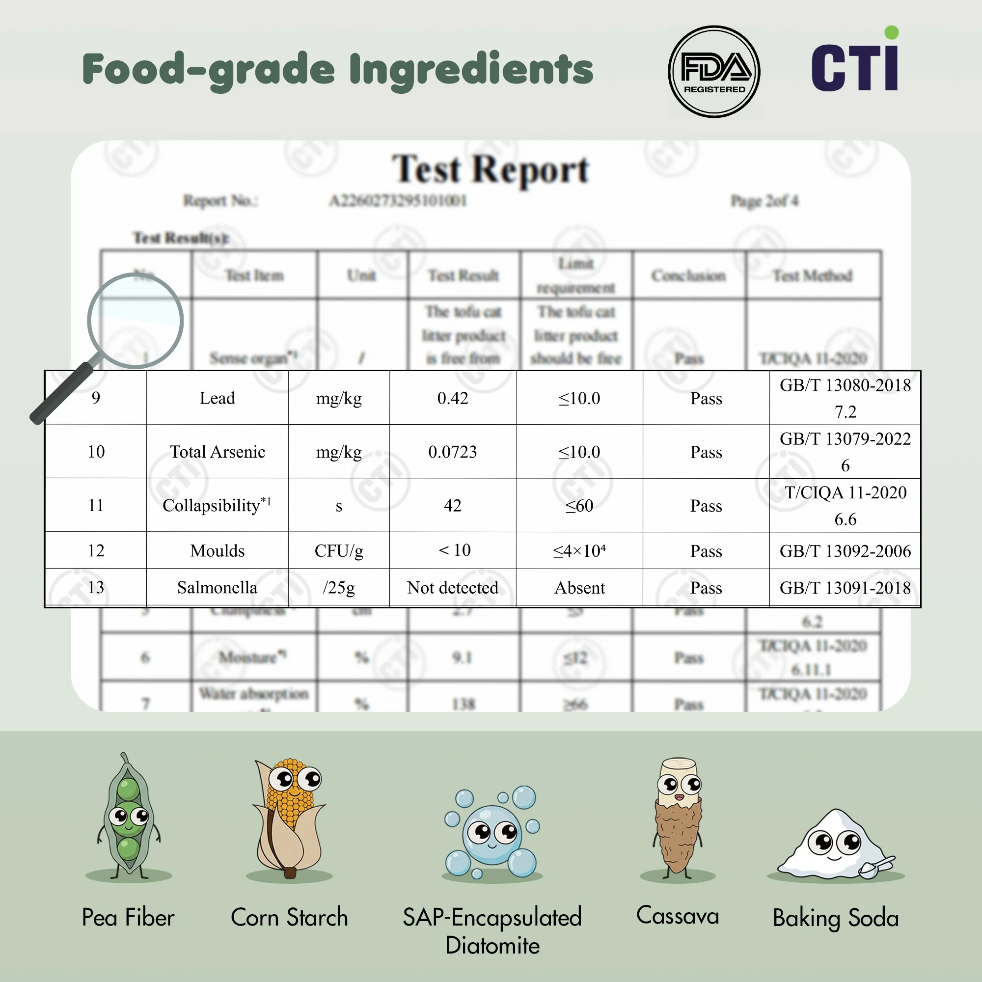 Tofu & Cassava Doğal Kedi Kumu Trail