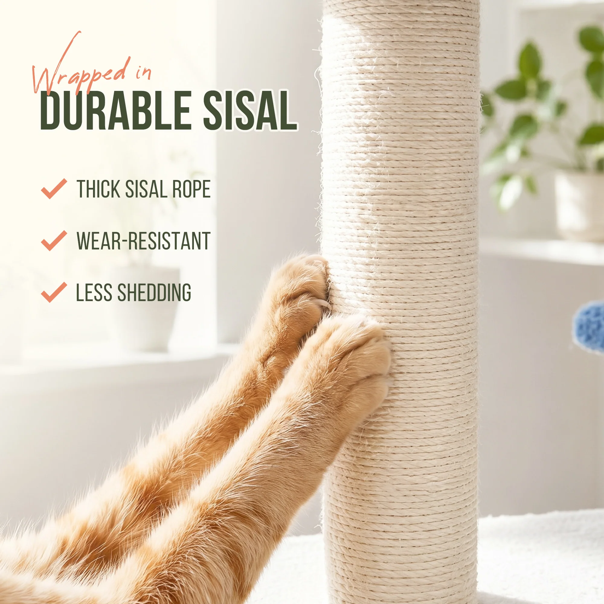 Árbol para gatos Coco Cabana de 57"