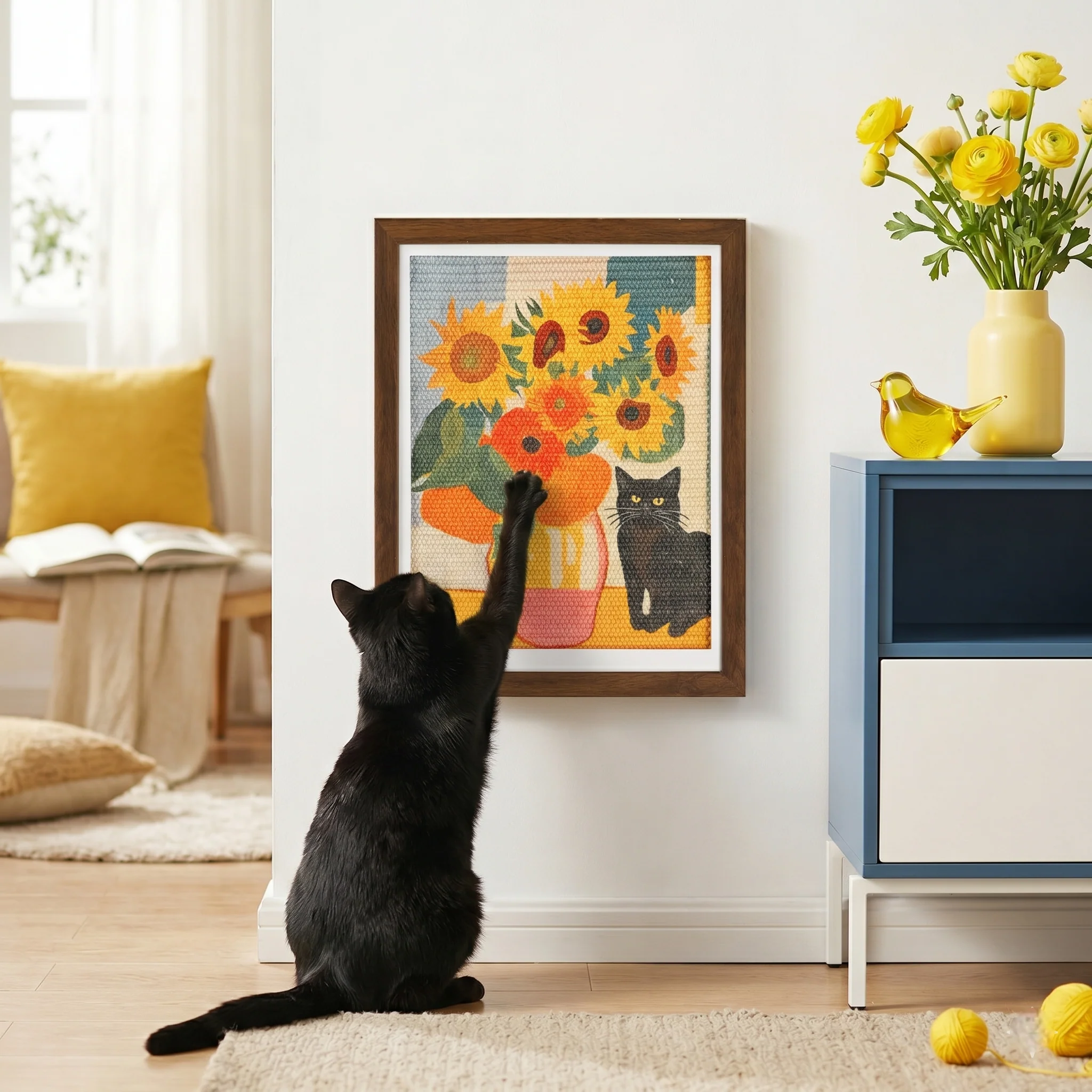 Gallerram för katt – klösmöbel för klösa, vila och leka