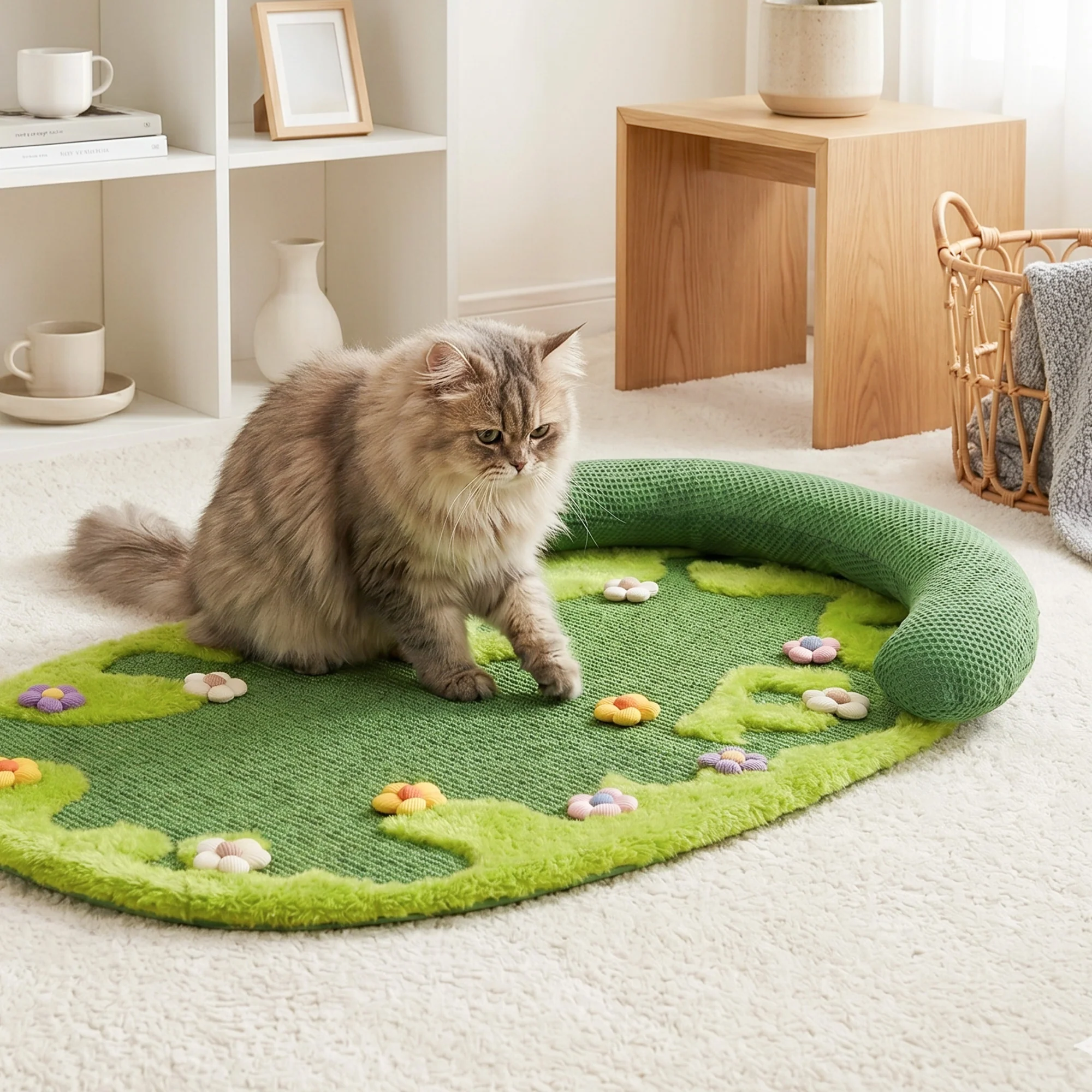 Blomstereng kattekradsemåtte