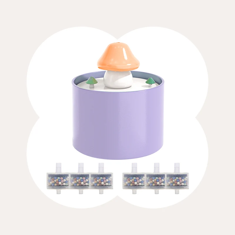 Fuente de agua para gatos Mushroom