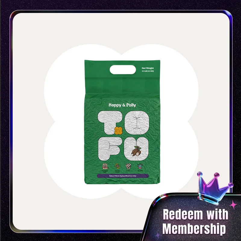 VIP 100 Meow Coins + 9,99 $ für 5,5 lbs Tofu- und Maniok-Naturkatzenstreu