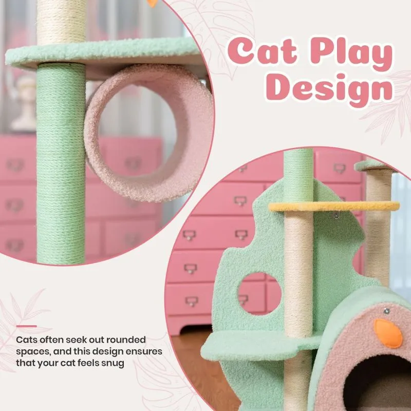 Upgraded Wonderland Cat Tree XL for Kittens and Older Cats