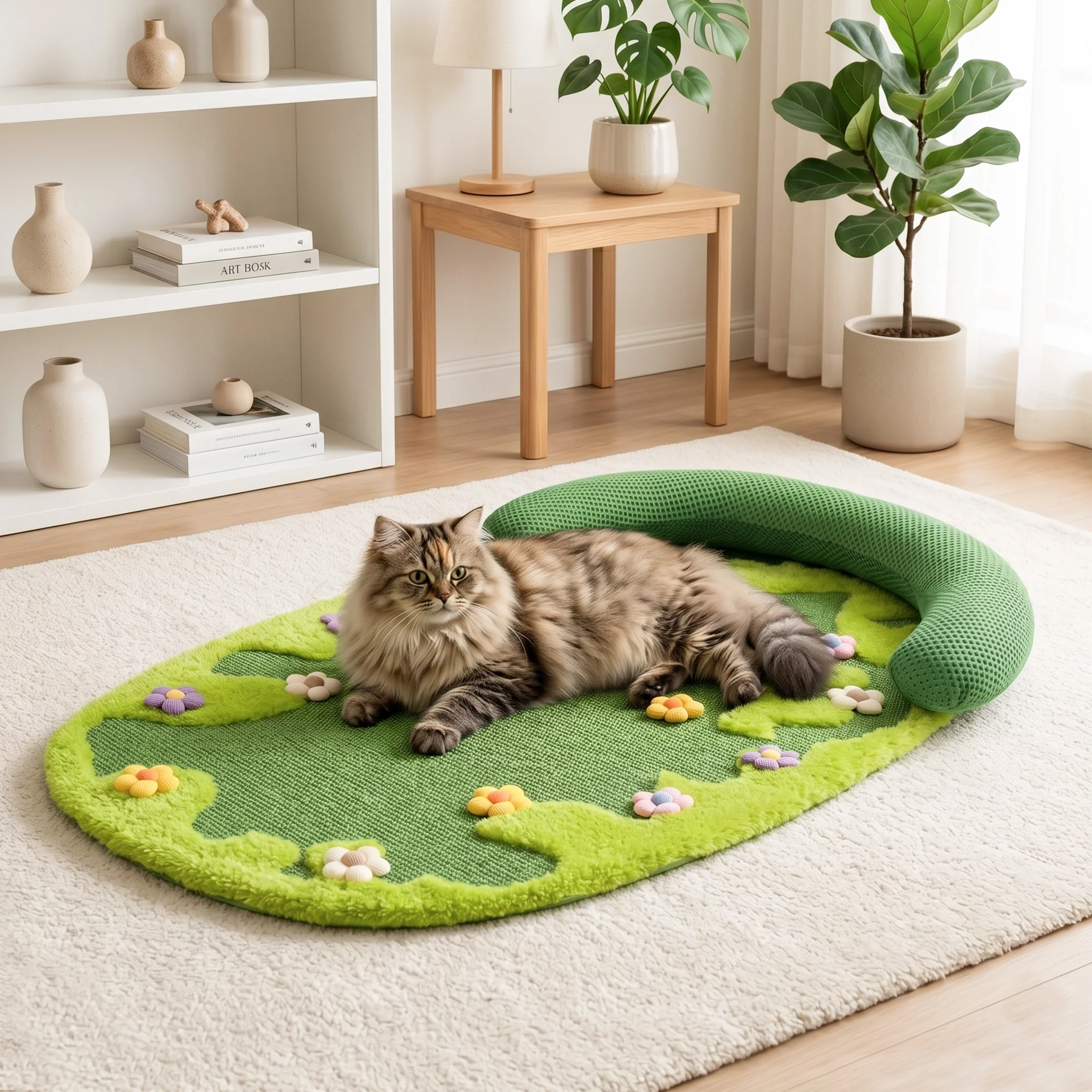 Blomstereng kattekradsemåtte