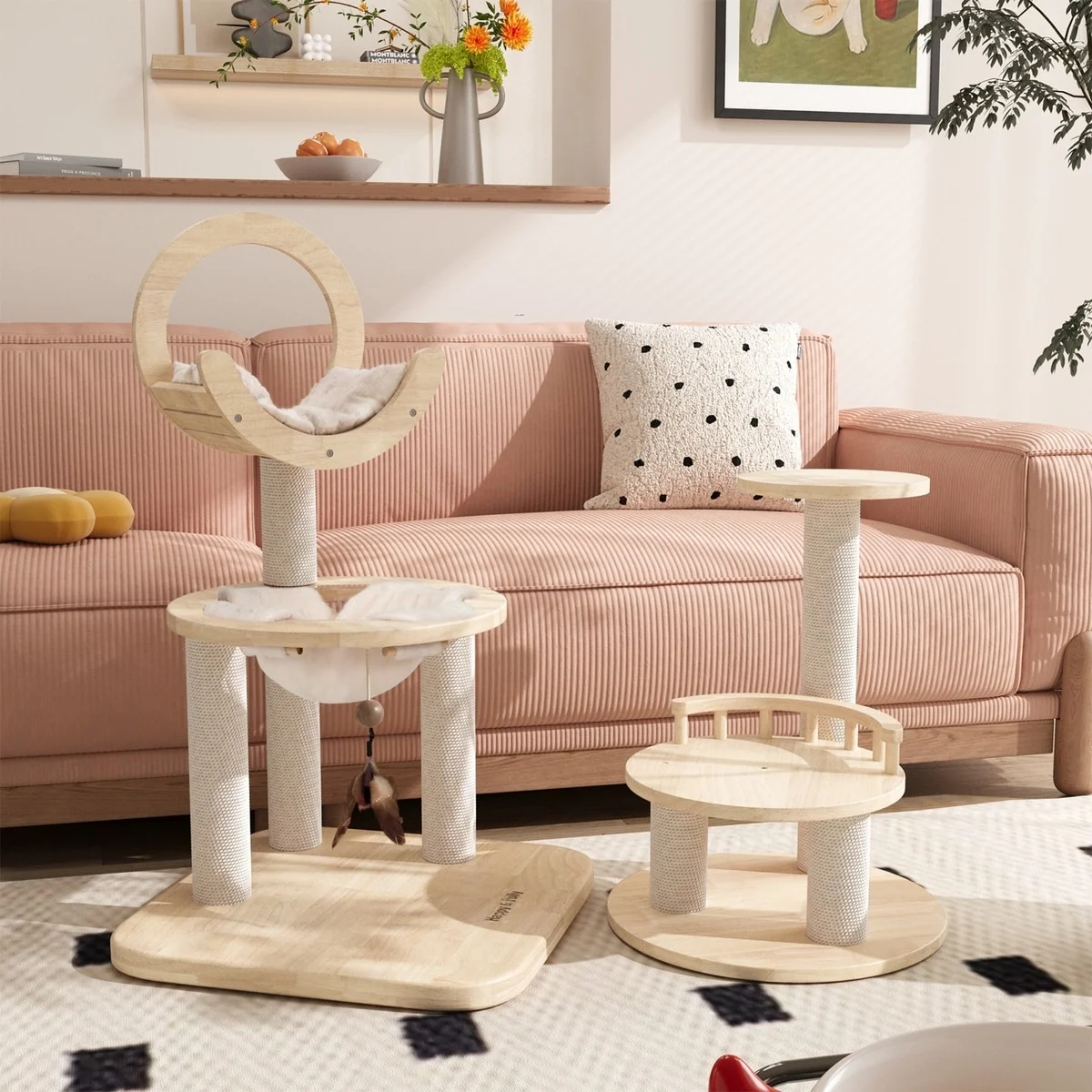 Transformable Cat Tree for Large Cats with 3 Combination Ways