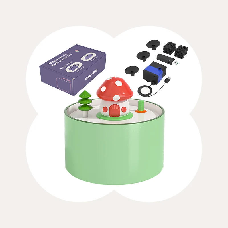 Mushroom House Water Fountain