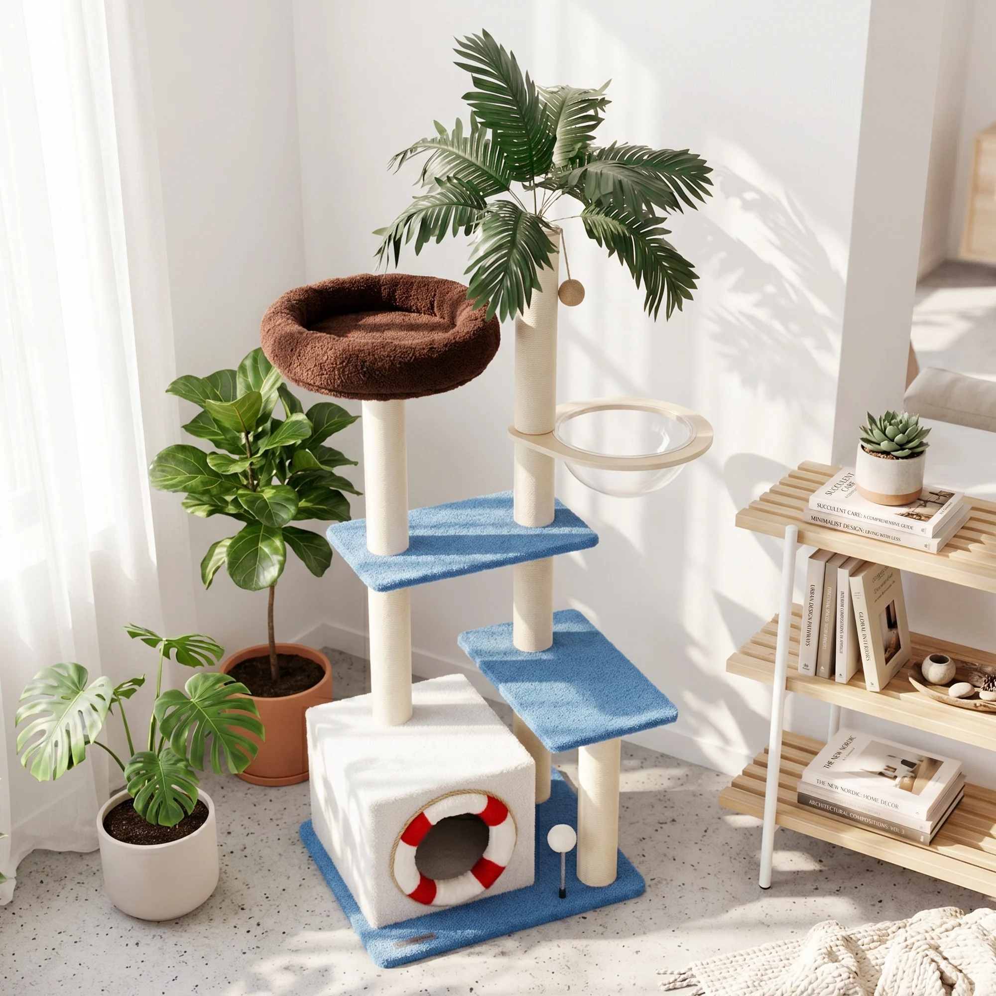 Árbol para gatos Coco Cabana de 57"