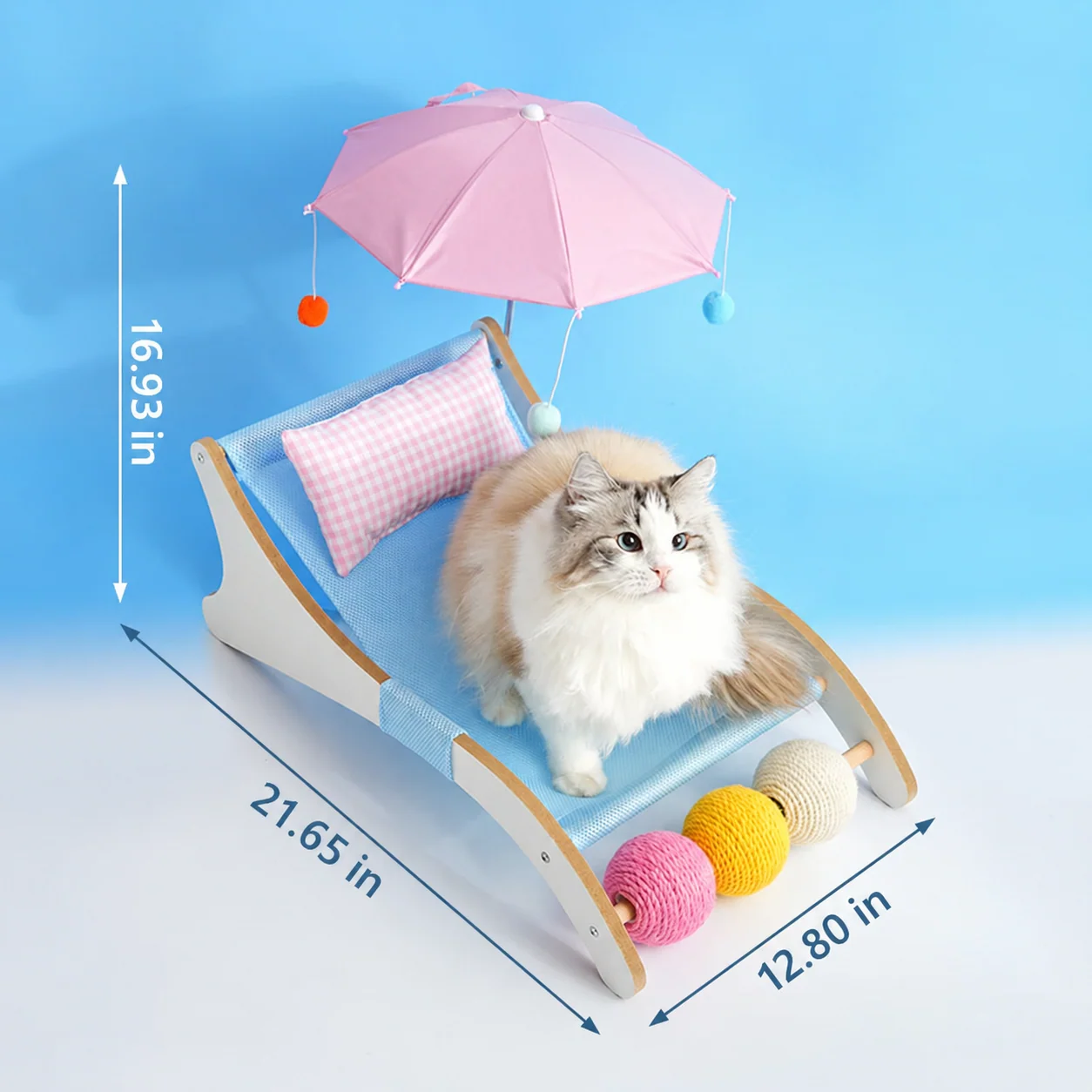 Summer Beach Lounge Cat Bed