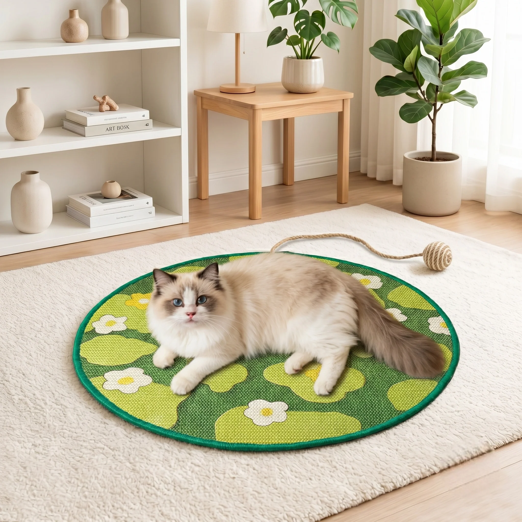 Blomstereng kattekradsemåtte