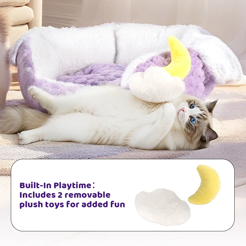 Moonlight Soft Bounce Cat Bed