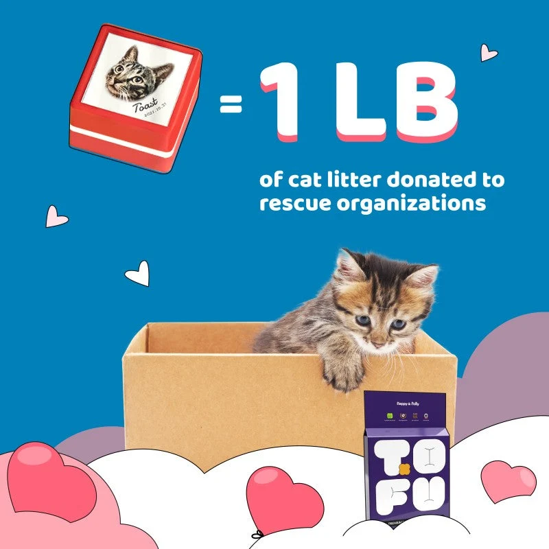 Charity-Porträtstempel nach Maß | Jede Bestellung spendet 1 lb Katzenstreu