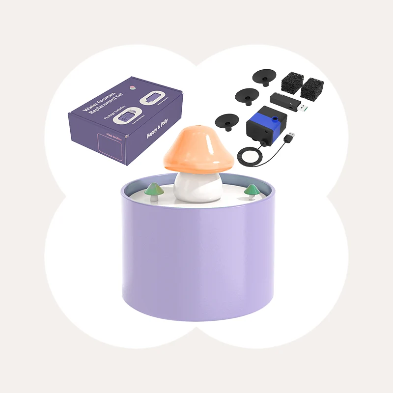 Fuente de agua para gatos Mushroom
