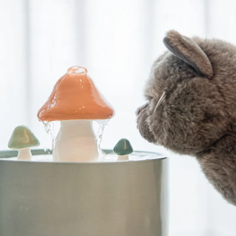 Fuente de agua para gatos Mushroom