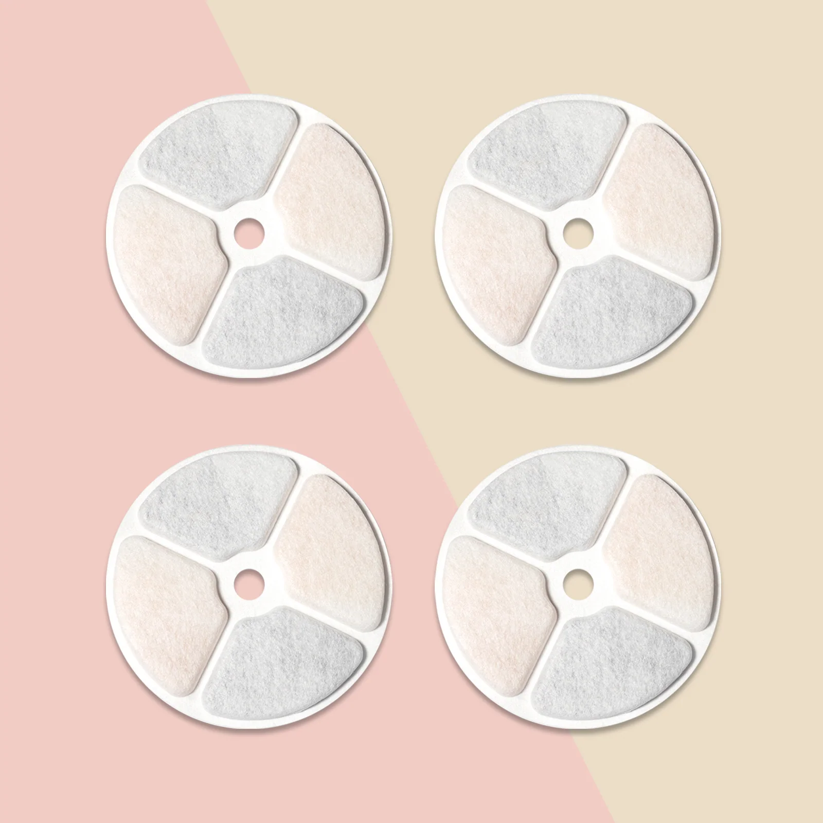 Cloud Cat Water Fountain Filters, 4-Pack with Filter Tray
