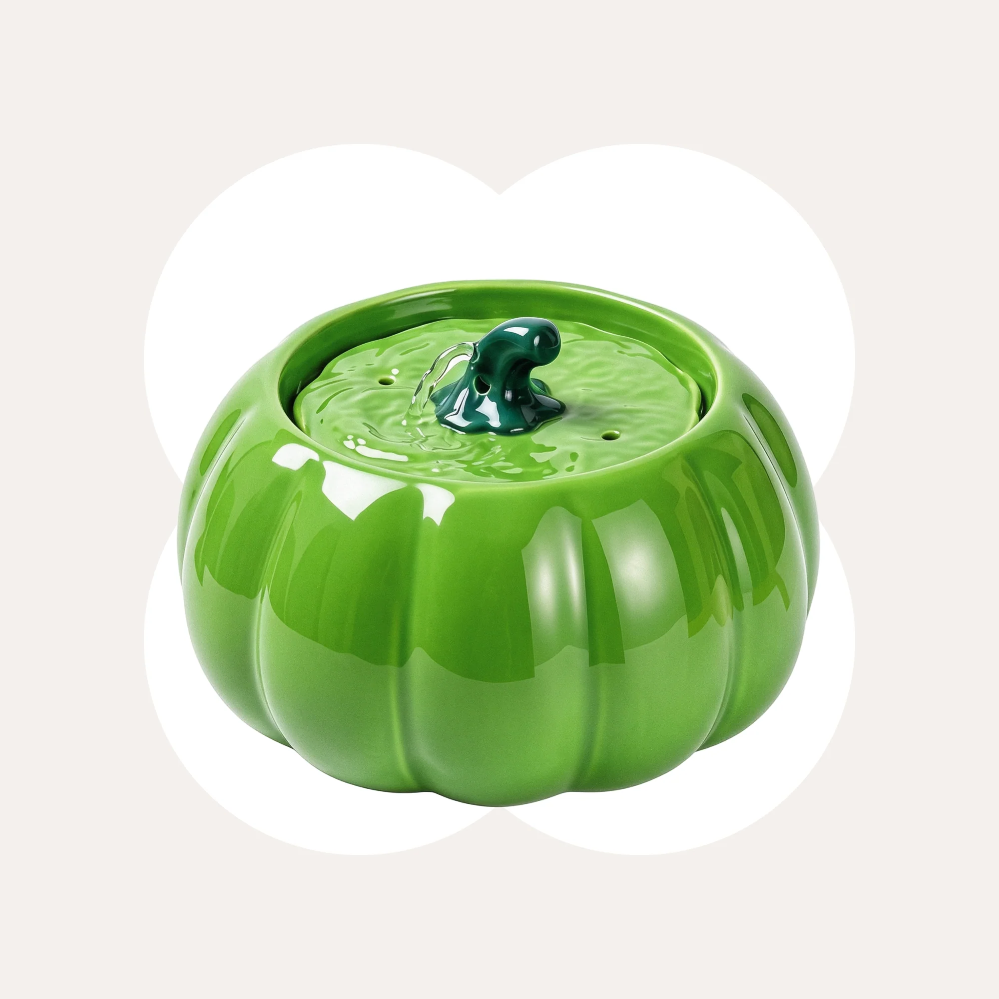 44oz Pumpkin Patch Cat Water Fountain, 44 fl oz