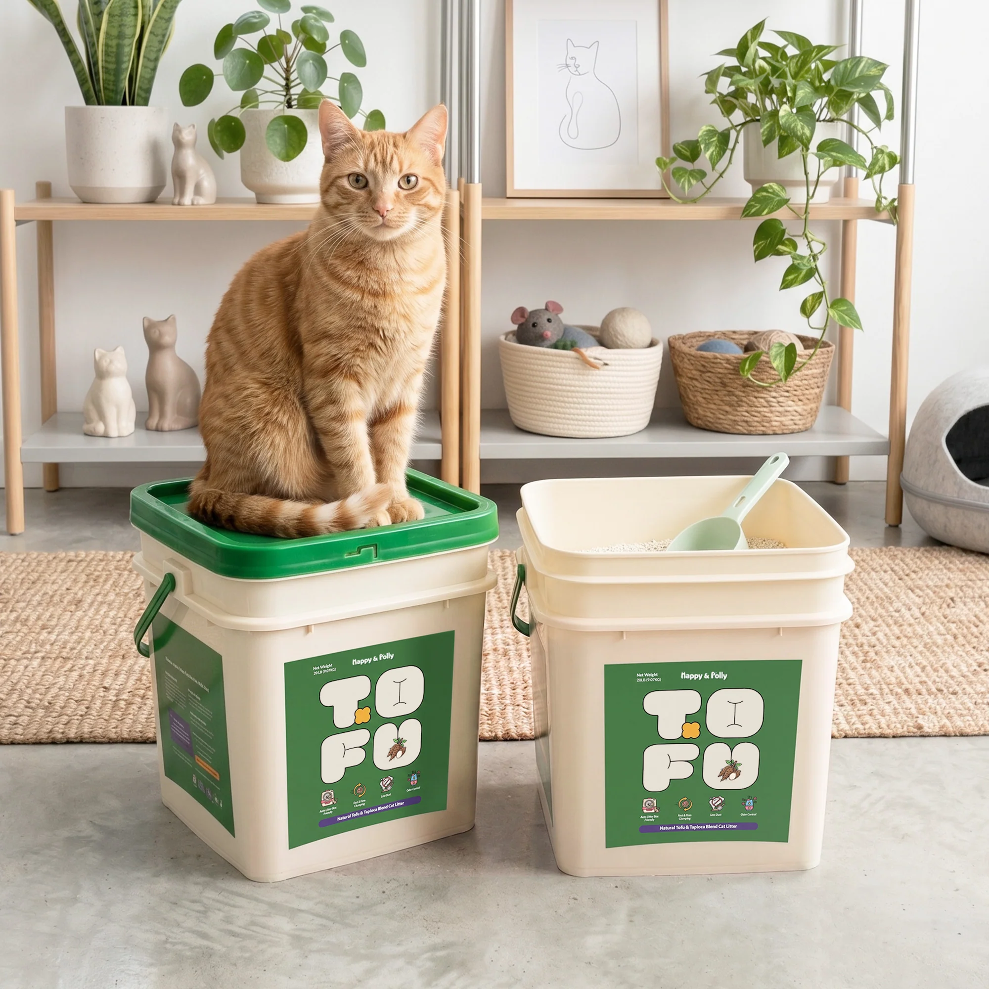 Tofu & Cassava Doğal Kedi Kumu Trail