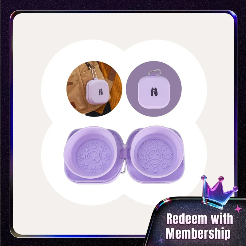 VIP 100 Meow Coins + 9,9 $ für tragbaren Doppel-Katznapf, 20 oz