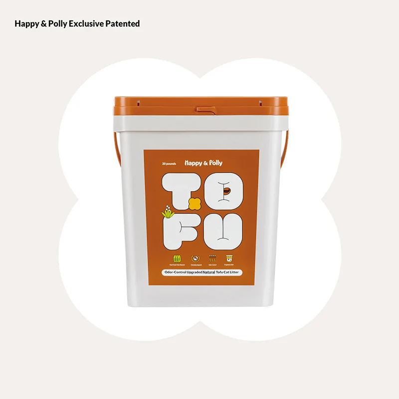 Pflanzliches Tofu-Katzenstreu mit Kaffeesatz und geringer Staubentwicklung