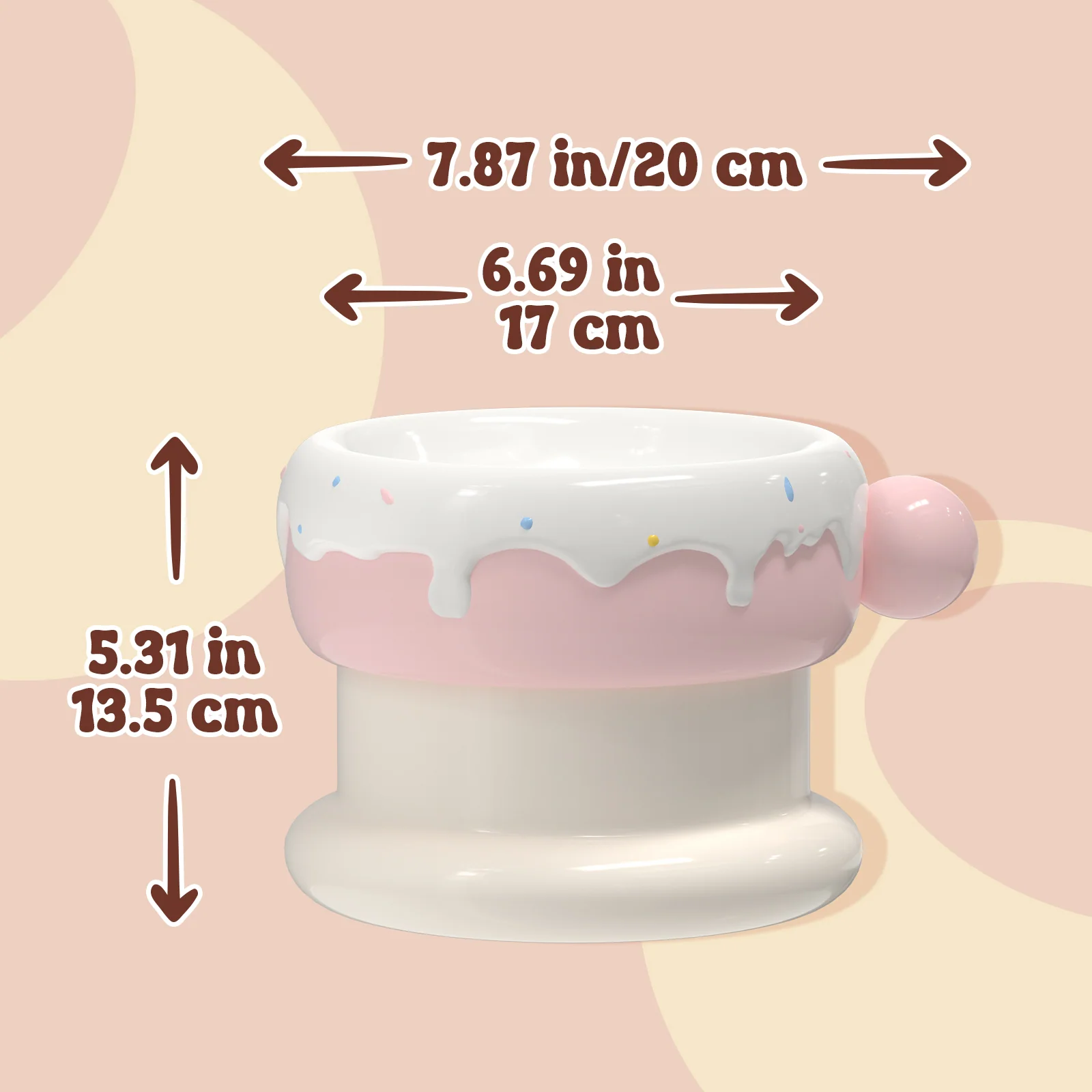 27oz 甜甜圈造型貓碗套裝