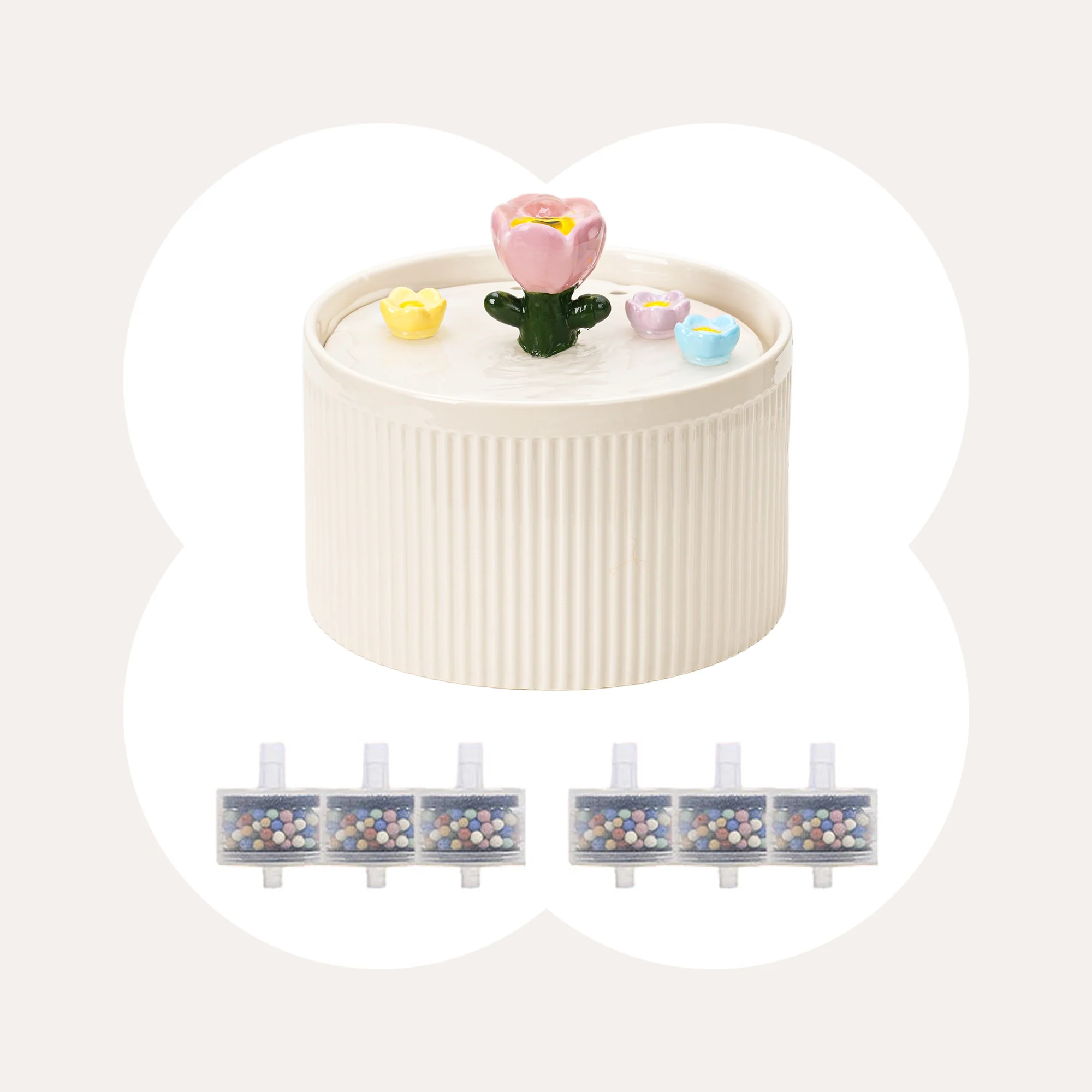 Tulip Garden Katzen-Trinkbrunnen, 42 oz