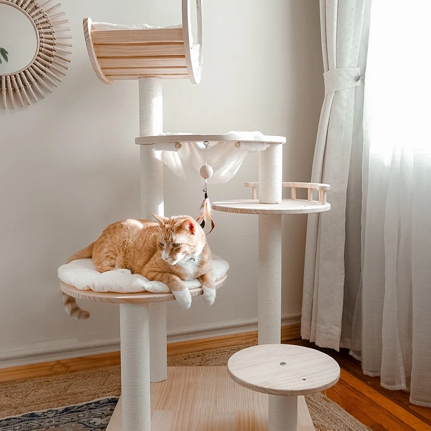 Transformable Cat Tree for Large Cats with 3 Combination Ways