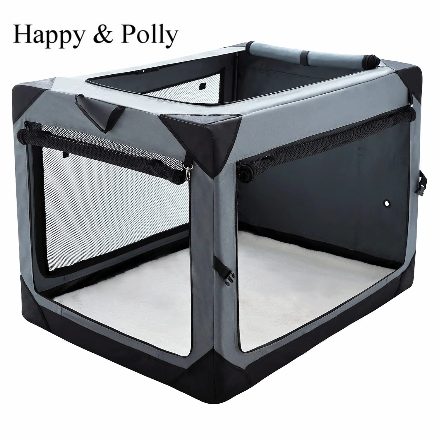 Lightweight Dog Kennels in 600D Oxford Cloth with Mesh Entrances