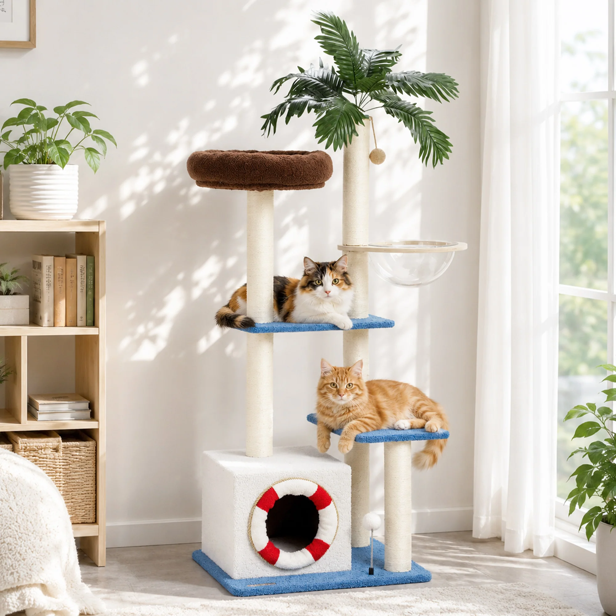 Árbol para gatos Coco Cabana de 57"