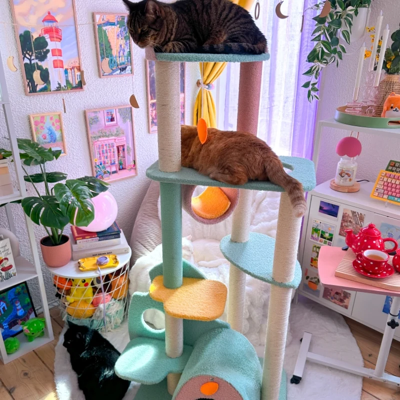 Upgraded Wonderland Cat Tree XL for Kittens and Older Cats