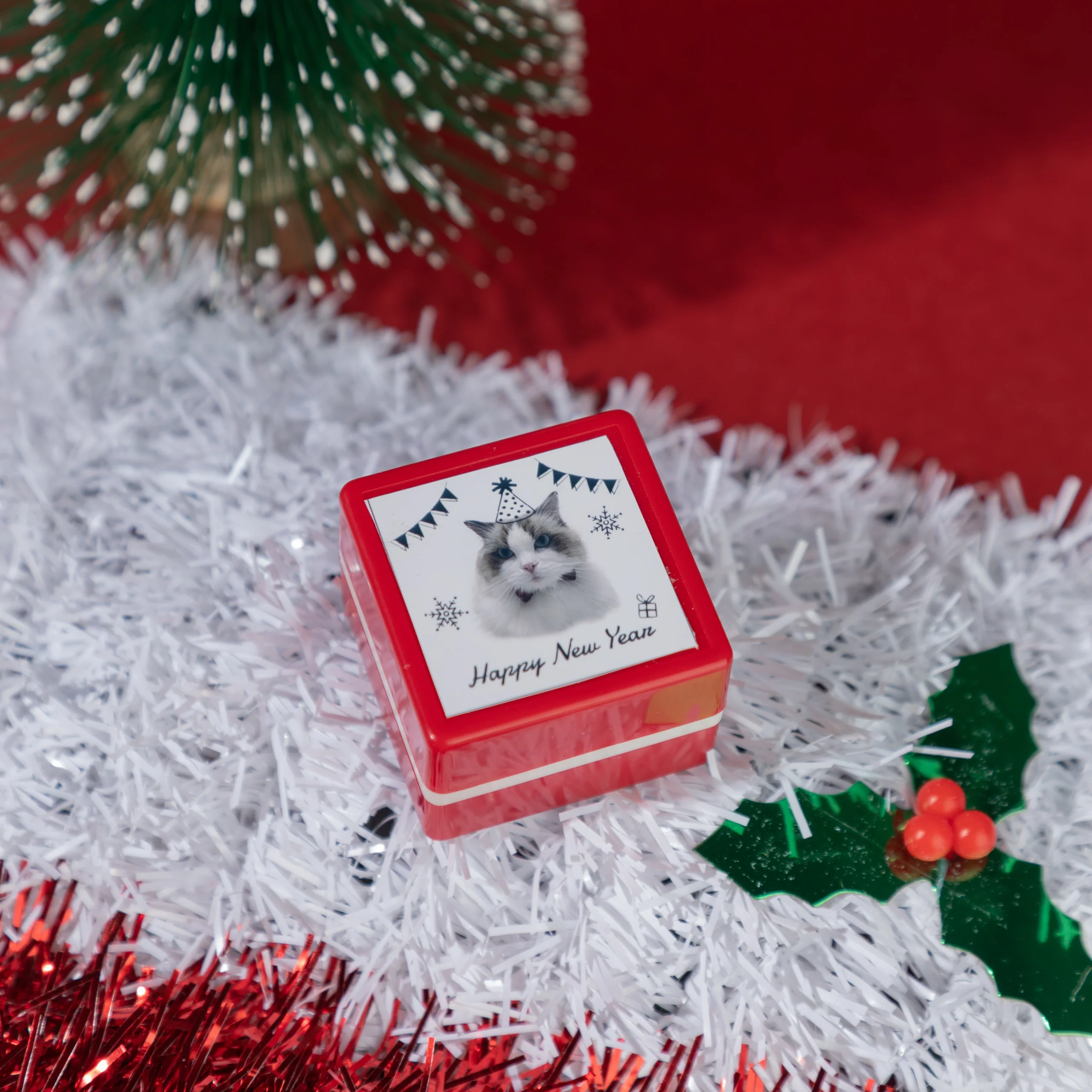 Charity-Porträtstempel nach Maß | Jede Bestellung spendet 1 lb Katzenstreu