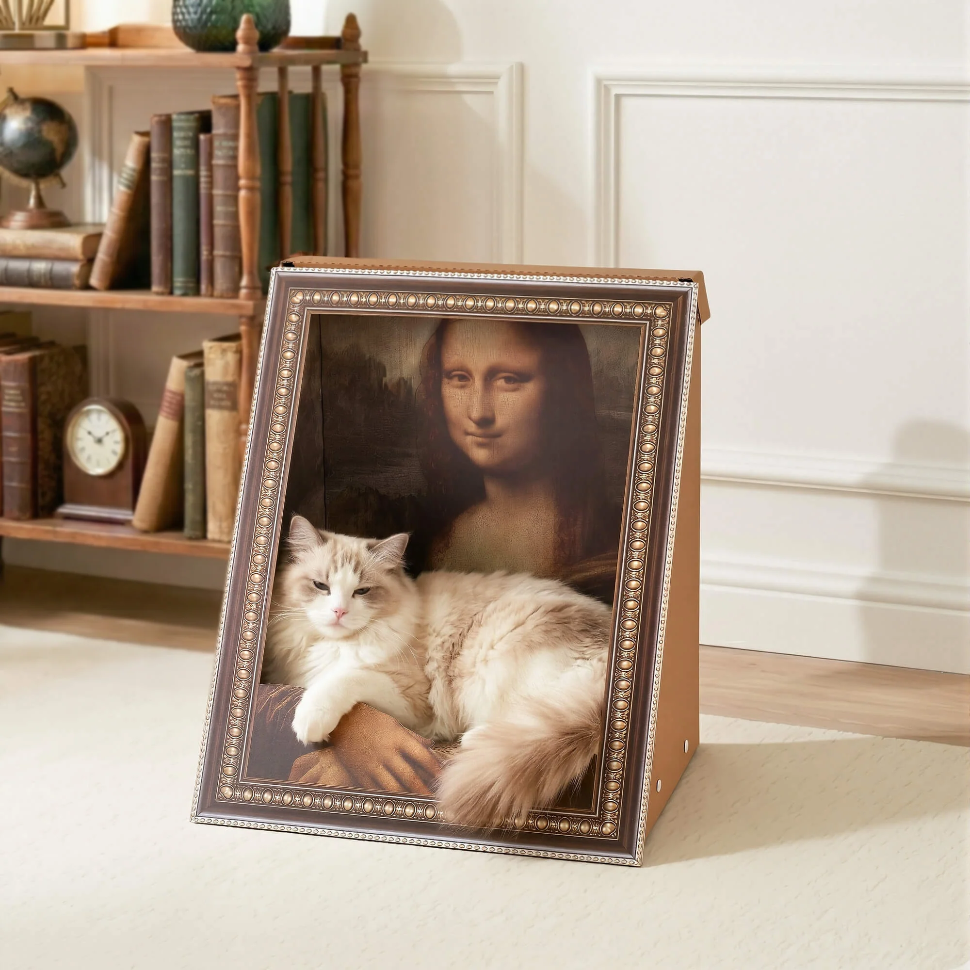 3D-retro-kunst katteskraber