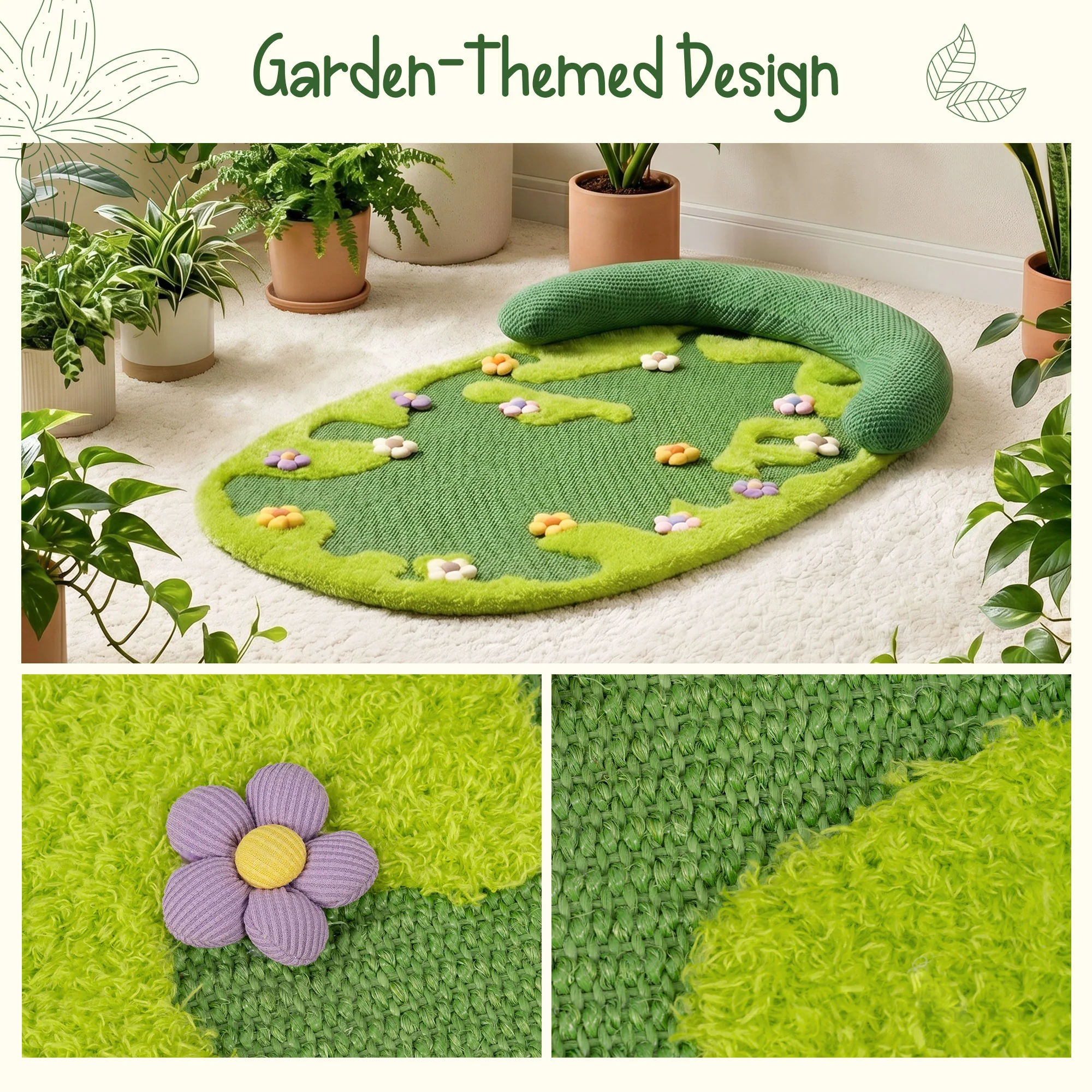 Blomstereng kattekradsemåtte